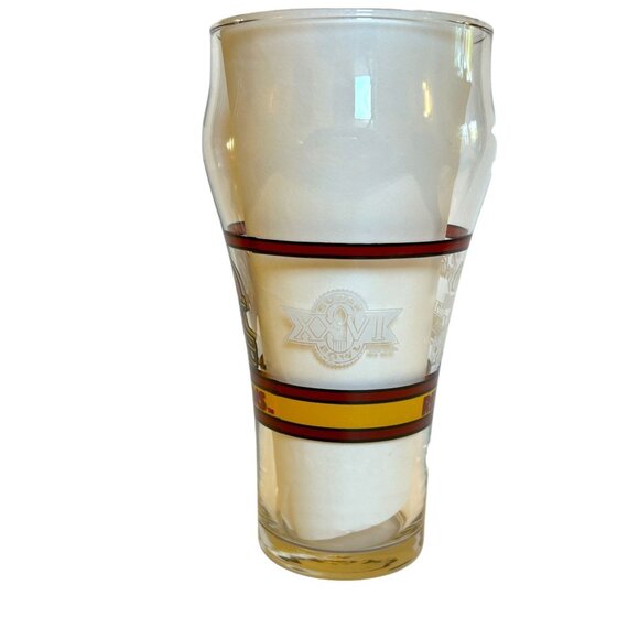 Super Bowl XXVI Vintage Wahington Redskins Pint Glass Coca-Cola NFL Collectible - Picture 15 of 16